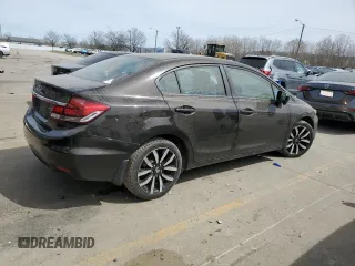 2014 Honda Civic EX-L with VIN 2HGFB2F97EH505110, listed as a Copart auction lot 50043125 with 158,127 mi miles and Salvage Title. Bid and sale history available at DreamBid. Image 3.