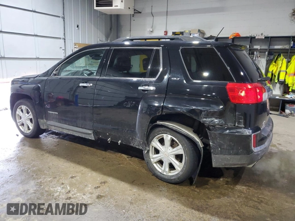 2017 GMC Terrain SLT with VIN 2GKFLUEK4H6310694, listed as a Copart auction lot 46042645 with 106,840 mi miles and Salvage Title. Bid and sale history available at DreamBid. Image 2.