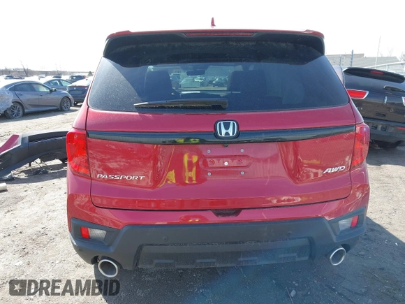 2025 Honda Passport EX-L z VIN 5FNYF8H51SB003901, wystawiony jako IAAI lot #41847738 z przebiegiem 2 882 mil mil oraz . Historia ofert i sprzedaży dostępna na DreamBid. Obrazek 17.