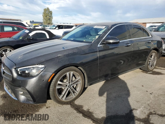 2021 Mercedes-Benz E-Class E 350 with VIN W1KZF8DBXMA907330, listed as a Copart auction lot 82926994 with 46,808 mi miles and Salvage Title. Bid and sale history available at carsss.com. Image 1.