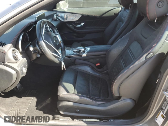 2018 Mercedes-Benz C 43 AMG with VIN WDDWK6EB5JF672965, listed as a Copart auction lot 47957245 with 23,535 mi miles and Salvage title. Bid and sale history available at DreamBid. Image 7.