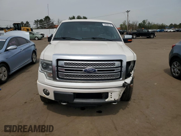 2013 Ford F-150 XL with VIN 1FTFW1ET8DFC52566, listed as a Copart auction lot 54368145 with 143,836 mi miles and Salvage Title. Bid and sale history available at carsss.com. Image 5.