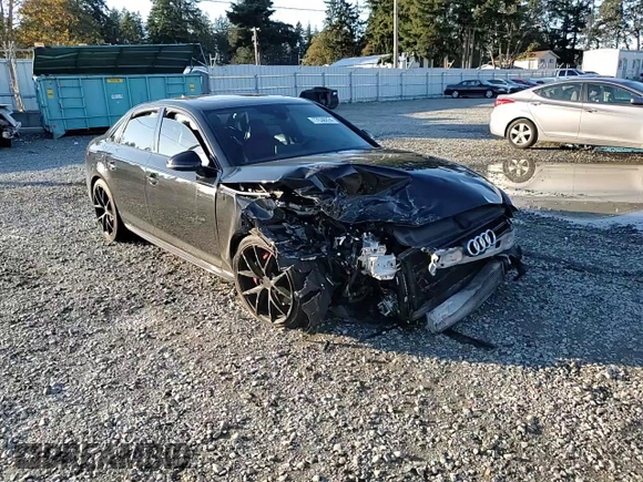2018 Audi S4 Prestige with VIN WAUC4AF48JA132448, listed as a Copart auction lot 77536224 with 38,891 mi miles and Salvage Title. Bid and sale history available at carsss.com. Image 10.