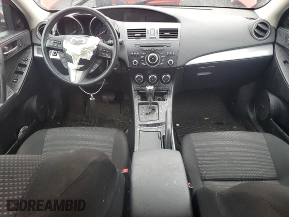2013 Mazda 3 i Touring with VIN JM1BL1L7XD1719352, listed as a Copart auction lot 49727495 with 35,337 mi miles and Salvage Title. Bid and sale history available at DreamBid. Image 8.