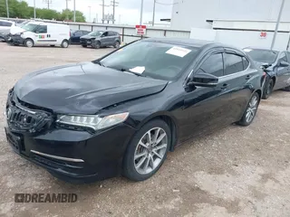 2015 Acura TLX V6 Tech with VIN 19UUB2F50FA019114, listed as a IAAI auction lot 41933324 with 108,583 mi miles. Bid and sale history available at carsss.com. Image 2.