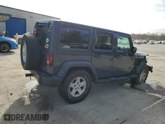 2018 Jeep Wrangler JK Unlimited Sport S with VIN 1C4BJWDG1JL896390, listed as a Copart auction lot 78167144 with 114,813 mi miles and Salvage Title. Bid and sale history available at carsss.com. Image 3.