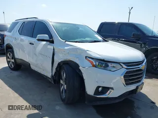 2020 Chevrolet Traverse LT with VIN 1GNERHKW4LJ105044, listed as a IAAI auction lot 42202108 with 27,261 mi miles and . Bid and sale history available at DreamBid. Image 1.