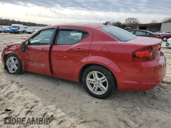 2012 Dodge Avenger SXT z VIN 1C3CDZCB2CN165482, wystawiony jako Copart lot #45160195 z przebiegiem 56 082 mil mil oraz Nie do naprawy • Non repairable. Historia ofert i sprzedaży dostępna na DreamBid. Obrazek 2.