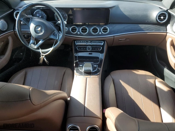 2017 Mercedes-Benz E-Class E 300 Luxury with VIN WDDZF4KB5HA101591, listed as a Copart auction lot 49370585 with 0 mi miles and Salvage Title. Bid and sale history available at carsss.com. Image 8.