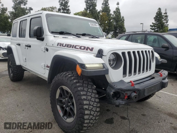2018 Jeep Wrangler Unlimited Rubicon z VIN 1C4HJXFGXJW258554, wystawiony jako Copart lot #55863905 z przebiegiem 60 492 mil mil oraz Szkoda całkowita • Salvage title. Historia ofert i sprzedaży dostępna na DreamBid. Obrazek 4.