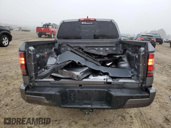 2024 Nissan Frontier Pro-4X with VIN 1N6ED1EK5RN627574, listed as a Copart auction lot 43977725 with 12,019 mi miles and Salvage title. Bid and sale history available at DreamBid. Image 6.
