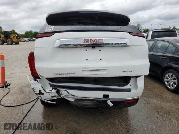 2022 GMC Yukon SLT with VIN 1GKS2BKT4NR257806, listed as a Copart auction lot 53239674 with 60,506 mi miles and Salvage Title. Bid and sale history available at carsss.com. Image 6.