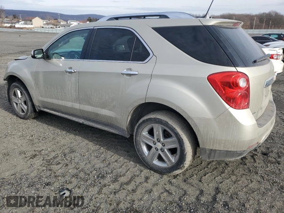 2014 Chevrolet Equinox LTZ with VIN 2GNFLHEK3E6105986, listed as a Copart auction lot 44567475 with 120,153 mi miles and Salvage Title. Bid and sale history available at carsss.com. Image 2.
