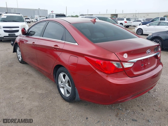 2013 Hyundai Sonata GLS with VIN 5NPEB4AC0DH713960, listed as a IAAI auction lot 41876873 with 140,823 mi miles. Bid and sale history available at carsss.com. Image 3.