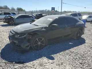 2021 Honda Civic Sport with VIN SHHFK7H44MU219196, listed as a Copart auction lot 47252815 with 74,331 mi miles and Salvage Title. Bid and sale history available at DreamBid. Image 1.