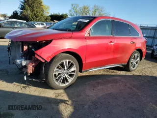 2019 Acura MDX Technology with VIN 5J8YD4H59KL003061, listed as a Copart auction lot 53265705 with 128,062 mi miles and Salvage title. Bid and sale history available at DreamBid. Image 1.