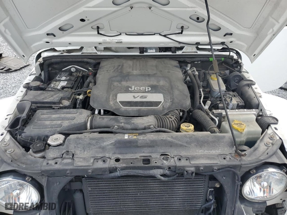 2018 Jeep Wrangler JK Unlimited Sport S with VIN 1C4BJWDG4JL850844, listed as a Copart auction lot 41464575 with 55,058 mi miles and Salvage Title. Bid and sale history available at carsss.com. Image 12.