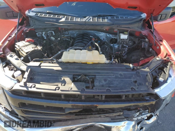 2021 Ford F-150 XL with VIN 1FTMF1C58MKE69537, listed as a Copart auction lot 41438195 with 51,701 mi miles and Salvage title. Bid and sale history available at DreamBid. Image 12.