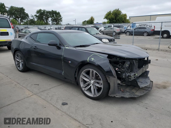 2018 Chevrolet Camaro 1LT with VIN 1G1FB1RS0J0180993, listed as a Copart auction lot 54443585 with 54,824 mi miles and Salvage Title. Bid and sale history available at carsss.com. Image 4.