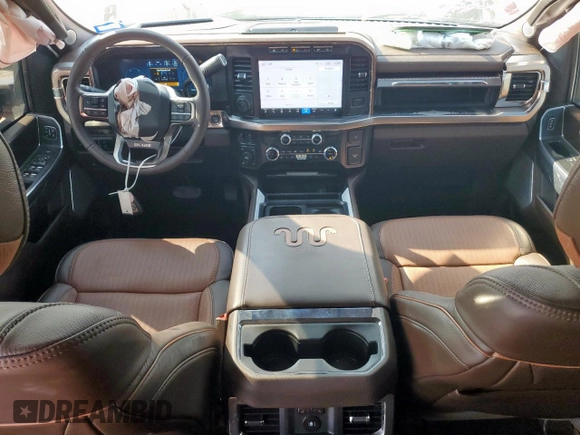 2024 Ford F-250 XL with VIN 1FT8W2BT7REE97844, listed as a Copart auction lot 59583795 with 22,517 mi miles and Salvage title. Bid and sale history available at DreamBid. Image 8.
