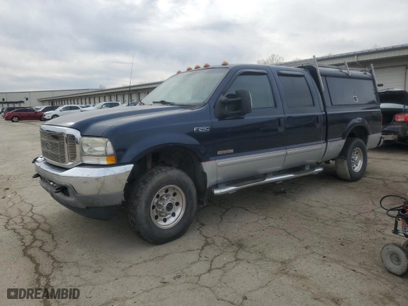 2003 Ford Super Duty F-250 XL with VIN 1FTNW21P93ED14569, listed as a Copart auction lot 44490365 with 337,392 mi miles and Salvage Title. Bid and sale history available at carsss.com. Image 1.