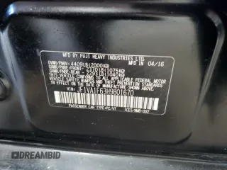 2017 Subaru WRX Premium with VIN JF1VA1F63H9801670, listed as a Copart auction lot 60630125 with 151,946 mi miles and Clean title. Bid and sale history available at DreamBid. Image 12.