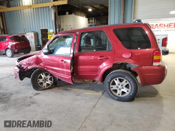 2005 Ford Escape Limited with VIN 1FMCU94175KA14865, listed as a Copart auction lot 64430815 with Not provided miles and Salvage title. Bid and sale history available at DreamBid. Image 2.