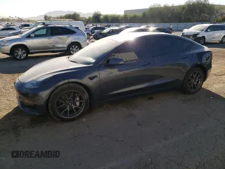 2023 Tesla Model 3 with VIN 5YJ3E1EA0PF465296, listed as a Copart auction lot 75868934 with 26,545 mi miles and Salvage Title. Bid and sale history available at DreamBid. Image 1.