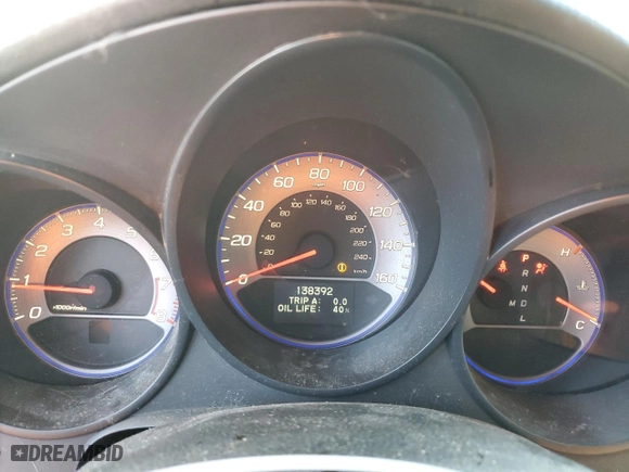 2008 Acura TL with VIN 19UUA66298A011631, listed as a Copart auction lot 53402405 with 138,392 mi miles and Clean Title. Bid and sale history available at carsss.com. Image 9.