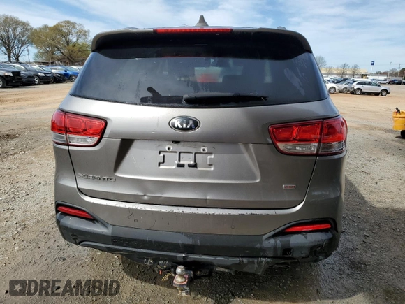 2017 Kia Sorento LX with VIN 5XYPG4A35HG189020, listed as a Copart auction lot 50507475 with 81,779 mi miles and Salvage Title. Bid and sale history available at carsss.com. Image 6.