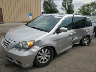 2009 Honda Odyssey EX-L with VIN 5FNRL38769B012220, listed as a Copart auction lot 54767415 with 192,640 mi miles and Salvage Title. Bid and sale history available at carsss.com. Image 1.