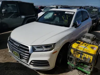 2018 Audi SQ5 Premium Plus with VIN WA1A4AFY3J2223449, listed as a Copart auction lot 74934134 with Not Provided miles and Salvage Title. Bid and sale history available at DreamBid. Image 1.