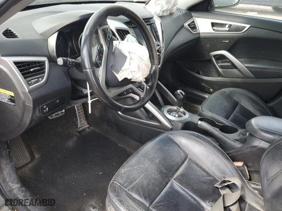 2015 Hyundai Veloster with VIN KMHTC6ADXFU219599, listed as a Copart auction lot 50993295 with 0 mi miles and Clean Title. Bid and sale history available at carsss.com. Image 8.