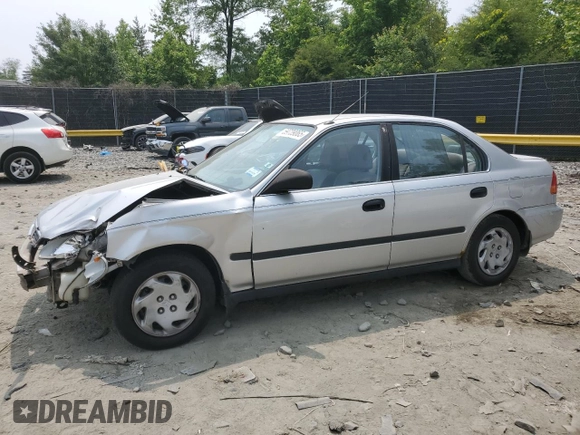 1997 Honda Civic LX z VIN 2HGEJ6677VH573069, wystawiony jako Copart lot #59739065 z przebiegiem 287 987 mil mil oraz Szkoda całkowita • Salvage title. Historia ofert i sprzedaży dostępna na DreamBid. Obrazek 1.