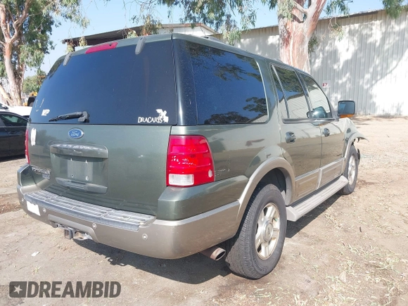 2003 Ford Expedition Eddie Bauer with VIN 1FMPU17L03LC04711, listed as a IAAI auction lot 42641380 with 197,987 mi miles and . Bid and sale history available at DreamBid. Image 4.