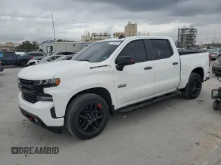 2021 Chevrolet Silverado 1500 RST with VIN 1GCPWDED7MZ414619, listed as a Copart auction lot 41776115 with 51,188 mi miles and Salvage Title. Bid and sale history available at carsss.com. Image 1.