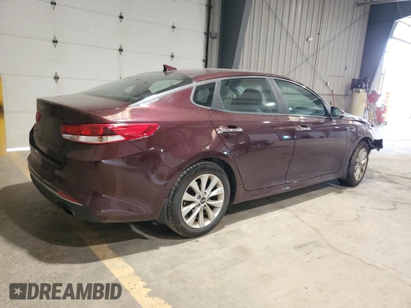 2018 Kia Optima LX with VIN 5XXGT4L3XJG260800, listed as a Copart auction lot 59512215 with 88,536 mi miles and Salvage title. Bid and sale history available at DreamBid. Image 3.