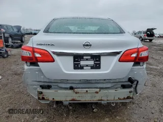 2017 Nissan Sentra S with VIN 3N1AB7AP8HY281410, listed as a Copart auction lot 47598765 with 125,075 mi miles and Salvage Title. Bid and sale history available at DreamBid. Image 6.