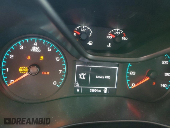 2022 GMC Canyon 4WD AT4 w/Leather with VIN 1GTG6FEN1N1110836, listed as a Copart auction lot 84113554 with 35,889 mi miles and Salvage Title. Bid and sale history available at carsss.com. Image 9.