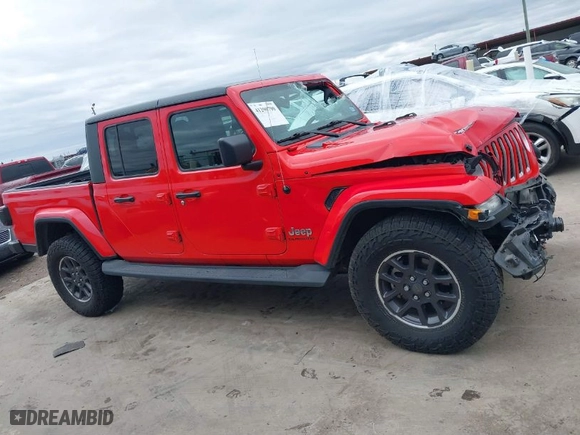 2022 Jeep Gladiator High Altitude with VIN 1C6HJTFG0NL105043, listed as a IAAI auction lot 41290790 with 73,595 mi miles. Bid and sale history available at carsss.com. Image 14.