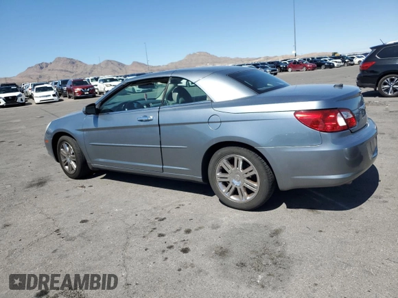 2008 Chrysler Sebring Limited with VIN 1C3LC65M58N635592, listed as a Copart auction lot 56356165 with 107,873 mi miles and Clean Title. Bid and sale history available at DreamBid. Image 2.