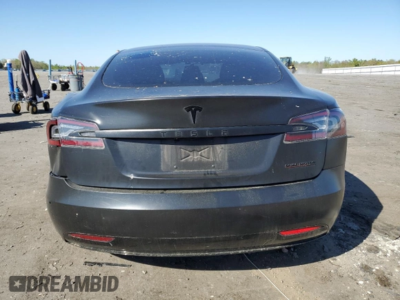 2020 Tesla Model S Long Range with VIN 5YJSA1E20LF390710, listed as a Copart auction lot 53388975 with 93,682 mi miles and Salvage title. Bid and sale history available at DreamBid. Image 6.