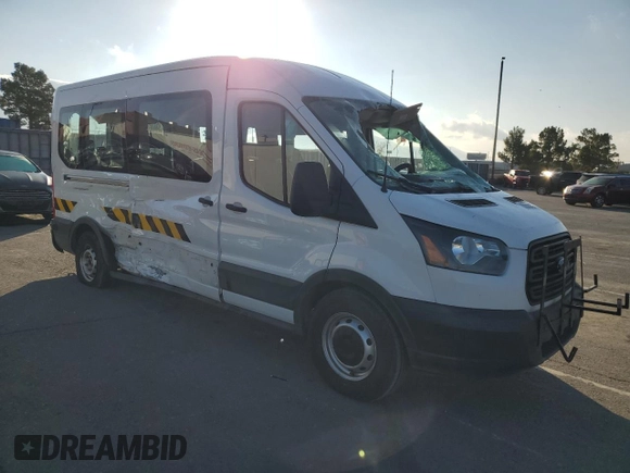 2019 Ford Transit Passenger XL with VIN 1FBAX2CM8KKB74307, listed as a Copart auction lot 82983424 with 114,377 mi miles and Salvage Title. Bid and sale history available at carsss.com. Image 4.
