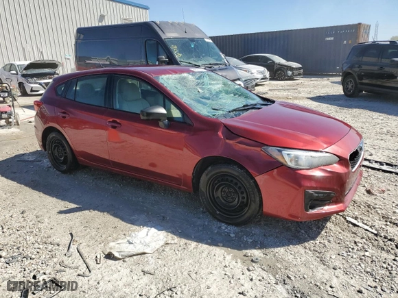 2019 Subaru Impreza with VIN 4S3GTAA60K1751885, listed as a Copart auction lot 69597304 with 109,880 mi miles and Salvage Title. Bid and sale history available at carsss.com. Image 4.