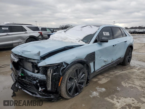 2024 Cadillac LYRIQ Sport z VIN 1GYKPWRL9RZ116613, wystawiony jako Copart lot #87765905 z przebiegiem 3 732 mil mil oraz Czysty tytuł • Clean title. Historia ofert i sprzedaży dostępna na DreamBid. Obrazek 1.