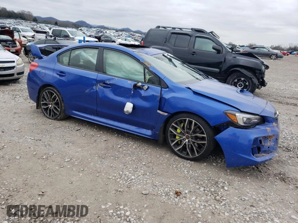 2020 Subaru WRX STI Limited with VIN JF1VA2Y62L9820593, listed as a Copart auction lot 85805224 with 23,196 mi miles and Salvage Title. Bid and sale history available at carsss.com. Image 4.