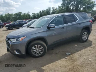 2019 Chevrolet Traverse LT Cloth with VIN 1GNEVGKW9KJ156849, listed as a Copart auction lot 62774065 with 37,958 mi miles and Salvage title. Bid and sale history available at DreamBid. Image 1.
