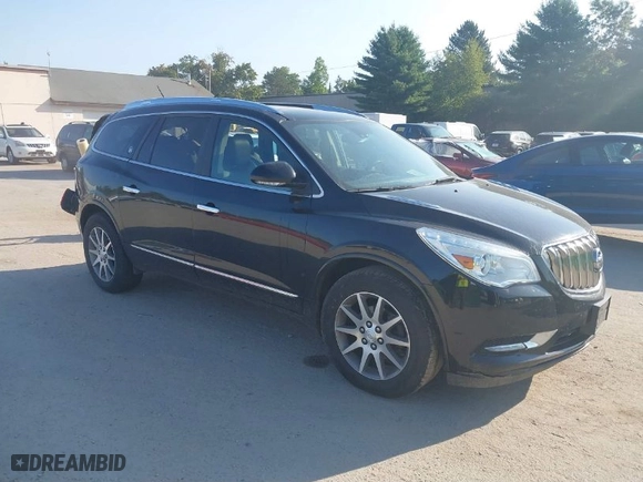 2017 Buick Enclave Leather with VIN 5GAKVBKD4HJ190334, listed as a IAAI auction lot 40212116 with 102,142 mi miles. Bid and sale history available at carsss.com. Image 1.