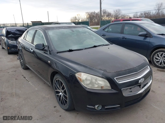 2008 Chevrolet Malibu LTZ with VIN 1G1ZK577484255040, listed as a IAAI auction lot 41912283 with 1 mi miles. Bid and sale history available at carsss.com. Image 1.