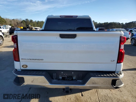 2021 Chevrolet Silverado 1500 LT with VIN 3GCUYDED8MG215527, listed as a Copart auction lot 41789785 with 118,220 mi miles and Salvage Title. Bid and sale history available at DreamBid. Image 6.